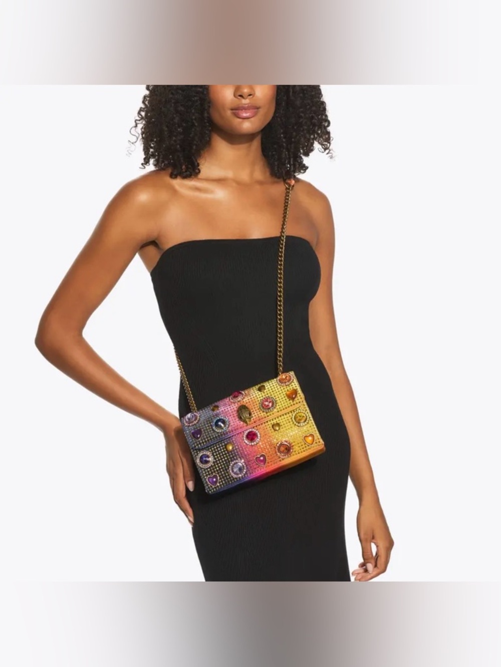 KURT GEIGER Velvet Medium Kensington Crossbody